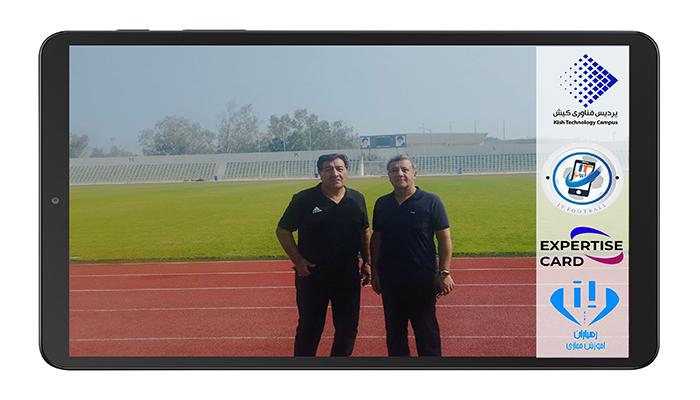 دیدار دکتر رمضانی با رئیس هیات فوتبال جزیره کیش